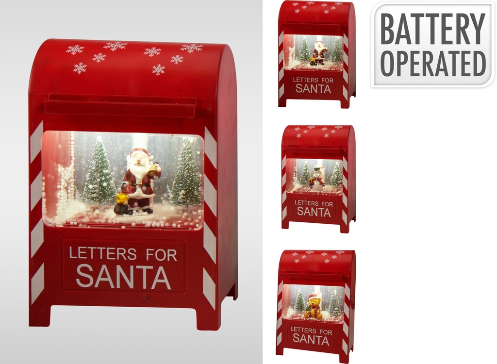 BUZON NAVIDAD LED 15X23CM
