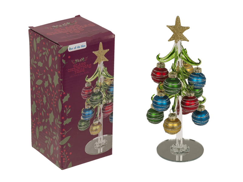 ARBOL DE NAVIDAD DECORATIVO DE CRISTAL