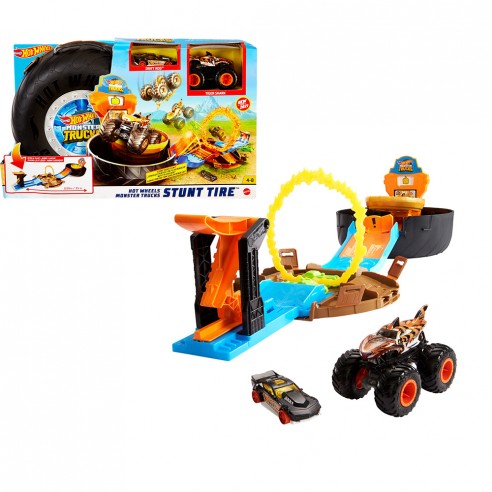 MONSTER TRUCKS RUEDA ACROBACIAS GVK48 MATTEL