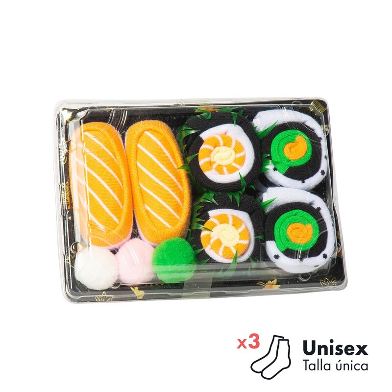 SET CALCETINES SUSHI 3 PARES