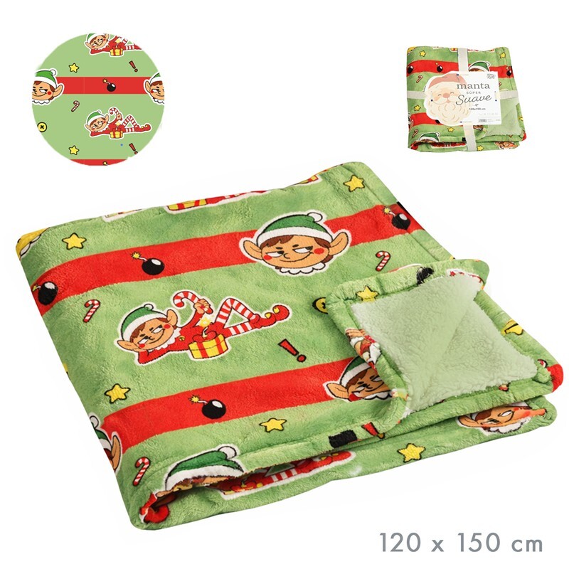 MANTA POLAR ELFO TRAVIESO 125X150