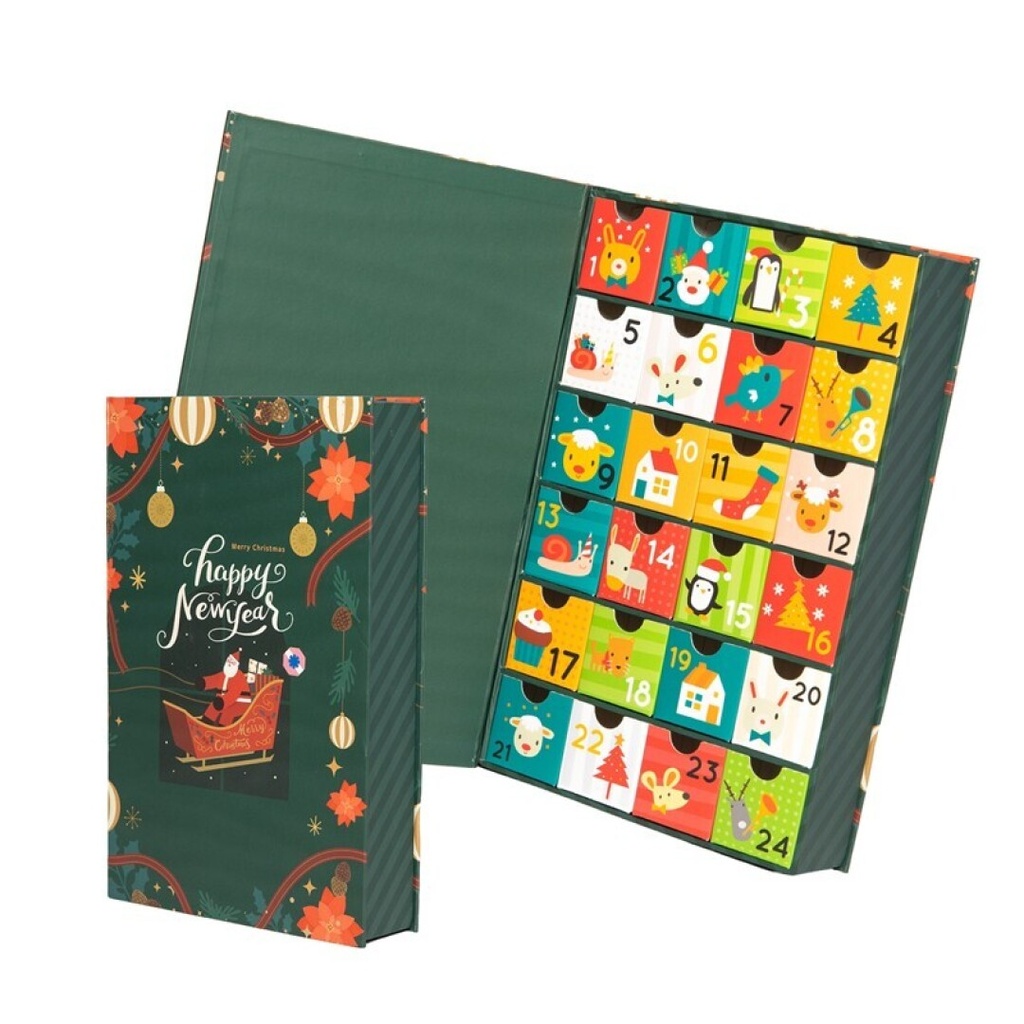 CALENDARIO ADVIENTO LIBRO CON IMAN