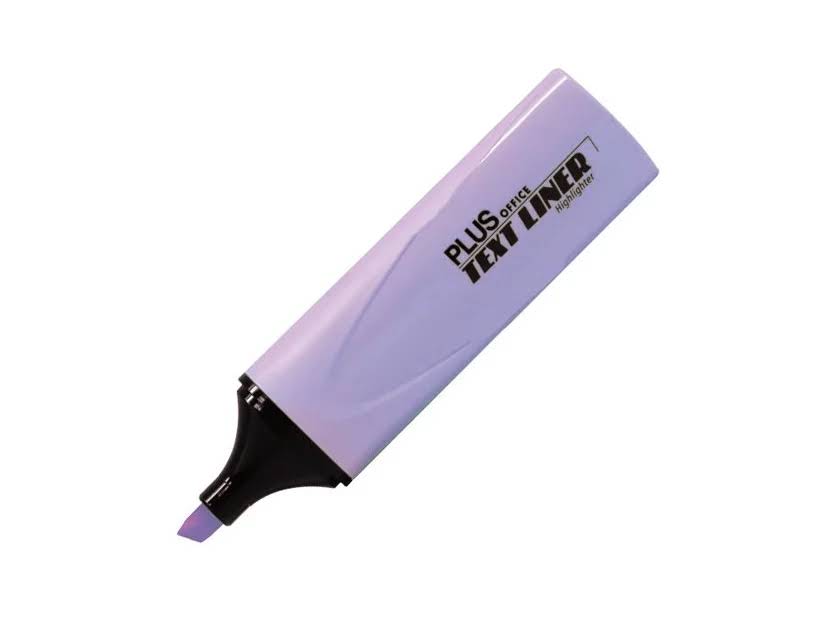 MARCADOR FLUORESCENTE PLUS OFFICE TEXTLINER 3.2 VIOLETA PASTEL