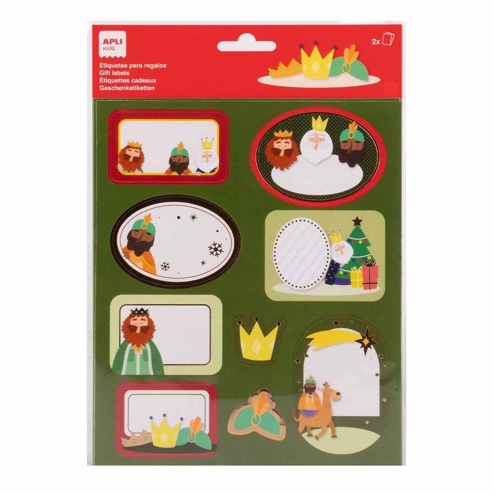 ETIQUETAS DE REGALO NAVIDAD REYES MAGOS