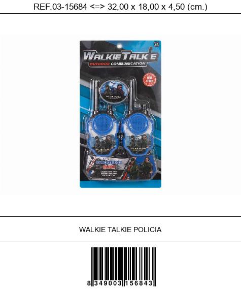 WALKIE TALKIE POLICIA