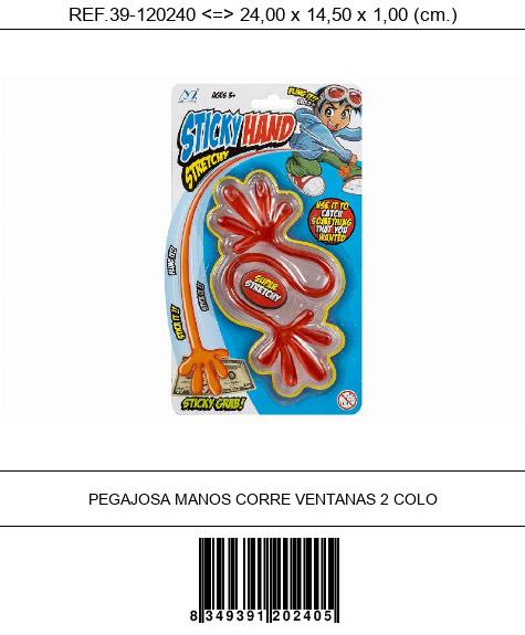 PEGAJOSA MANOS CORRE VENTANAS 2 COLORES