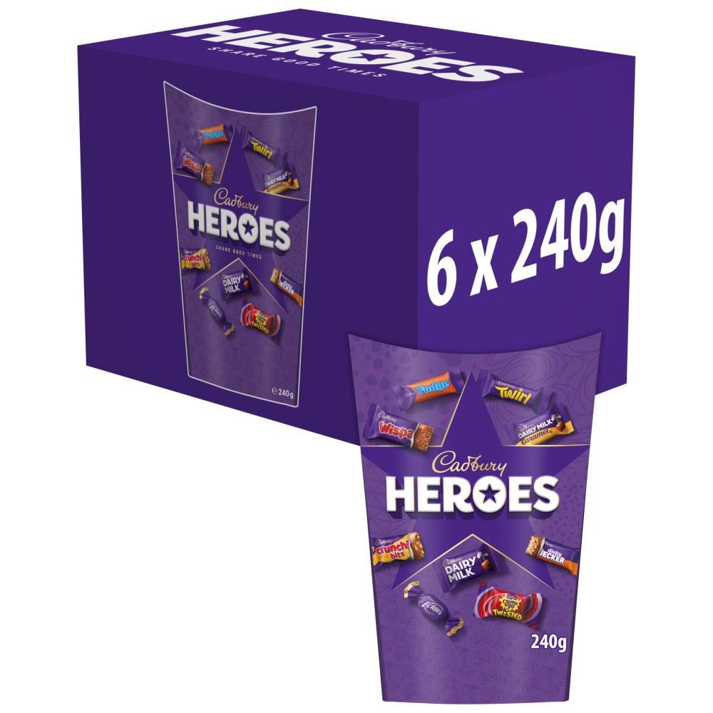 CADBURY HEROES CHOCOLATE  240 GR