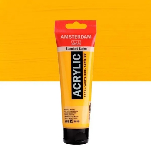 [000352] ACRILICO  120ML AMARIL.AZO MED