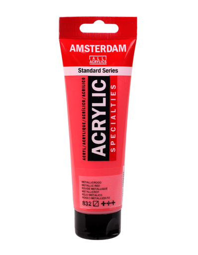 [000385] ACRILICO 120ML ROJO METALICO