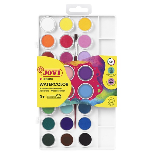 [649962] ACUARELA JOVI 24 PASTILLAS
