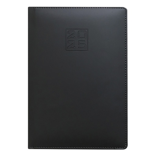[003552] AGENDA 25 150x210 DP PVC NEGRO