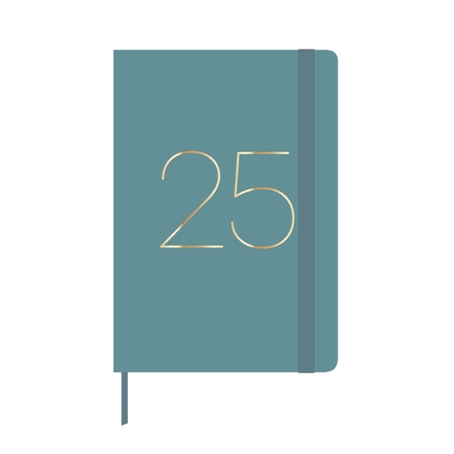 [003543] AGENDA ANUAL 2025 A5 SV TURQU.