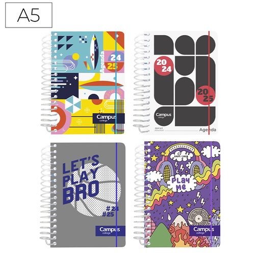 [003486] AGENDA ESC.24 A5 D/P T.PP