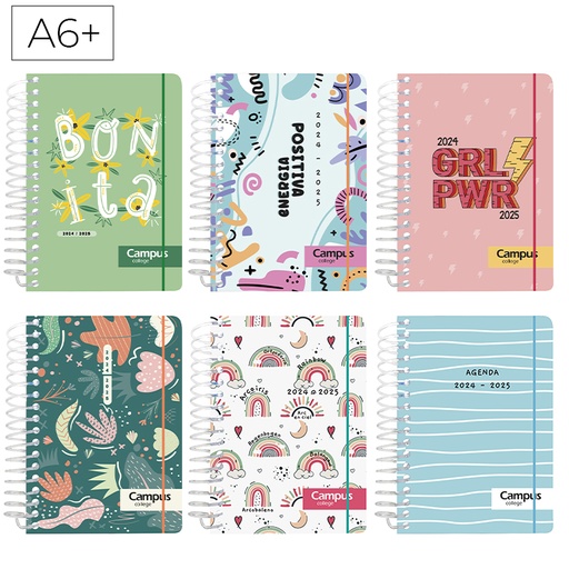 [003482] AGENDA ESC.24 CAMPUS A6+ T.PP