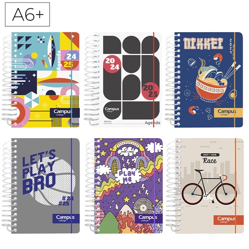 [003483] AGENDA ESC.24 CAMPUS A6+ T.PP