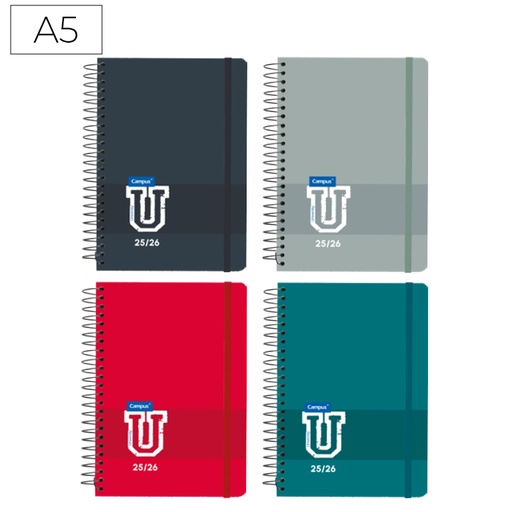 [003582] AGENDA ESC. 25 CAMPUS A5 FORR D/P U