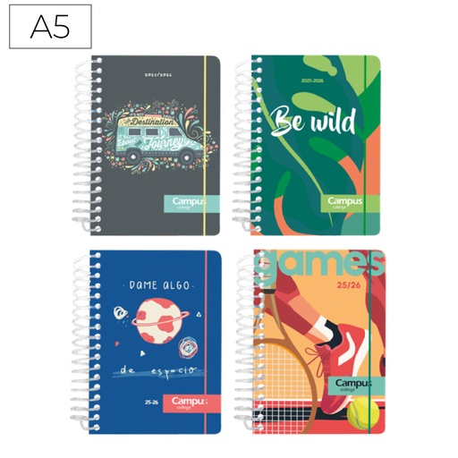 [003577] AGENDA ESC. 25 CAMPUS A5 T.PP D/P STA
