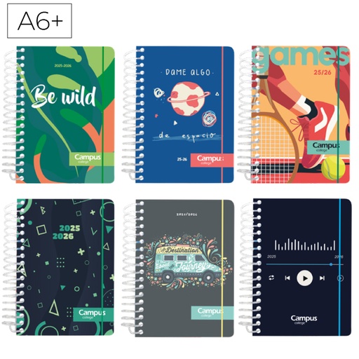[003574] AGENDA ESC. 25 CAMPUS A6+T.PP D/P ST