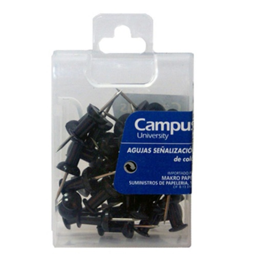 [040193] AGUJAS SEÑALIZACION NEGRO MAKRO
