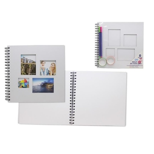 [000111] ALBUM FOTOS C/TAPA MARCOS 25X25 20H 329979