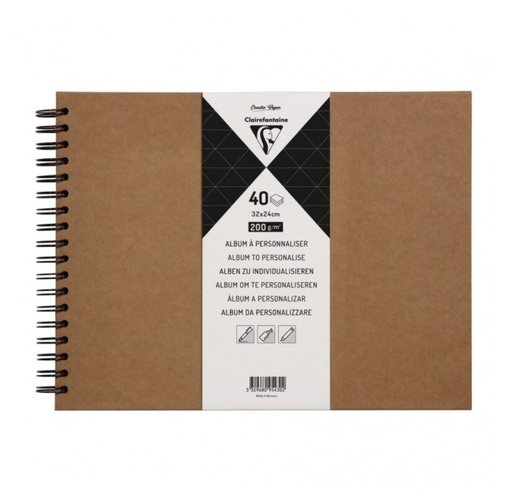 [032600] ALBUM T/D KRAFT 32x24 40H 200G 95430C