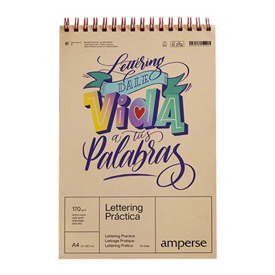 [623328] AMPERSE BLOC LETTERING A4 PRAC