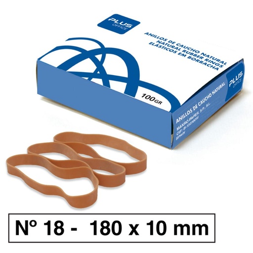 [040606] ANILLOS GOMA 100gr.N-18 ANCHAS