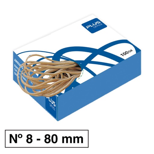 [040209] GOMAS ELASTICAS 100gr.N- 8 MAKRO