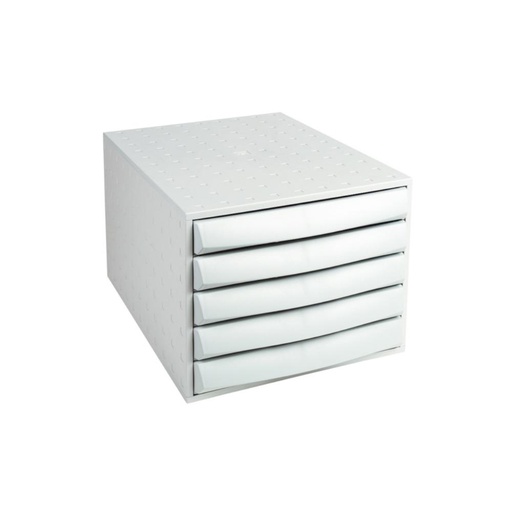 [181064] ARCHIVADOR 5CAJ.GRIS/GRIS