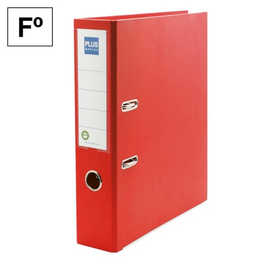 [180059] ARCHIVADOR RADO PLUS OFFICE FOLIO LOMO 75 MM ROJO