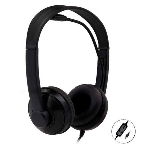 [220918] AURICULARES USB NILOX CON MIC