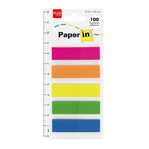 [001485] BANDERITAS PAPER IN PLUS OFFICE 5 COLORES