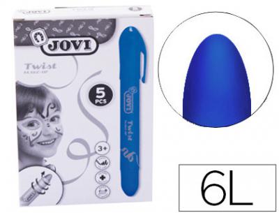 [000074] BARRA MAQUILLAJE JOVI TWIST FACE 5UD AZUL OS.19113