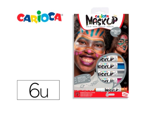 [800699] BARRAS MAQUILLAJE METALLI.6 UD