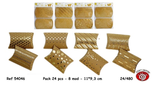 [880854] BLISTER 4 CAJITAS DORADAS 5404