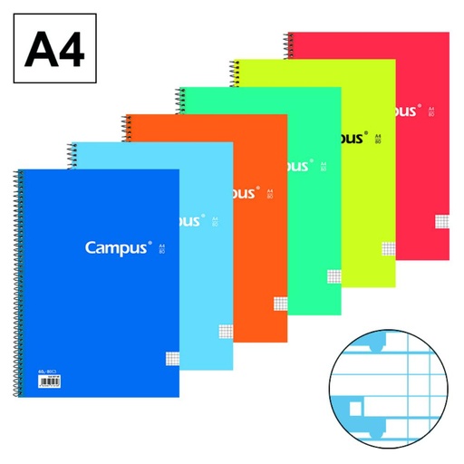 [002305] BLOC A4 80H T.C.70G C.M. 4MM