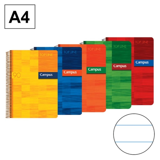 [002198] BLOC A4 80H T.PP. 90G HRZ TOP