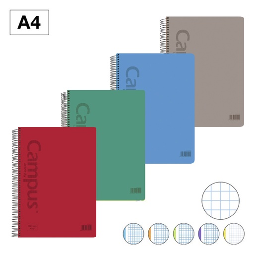 [002768] BLOC A4 T.PP 120H 90GR 5mm