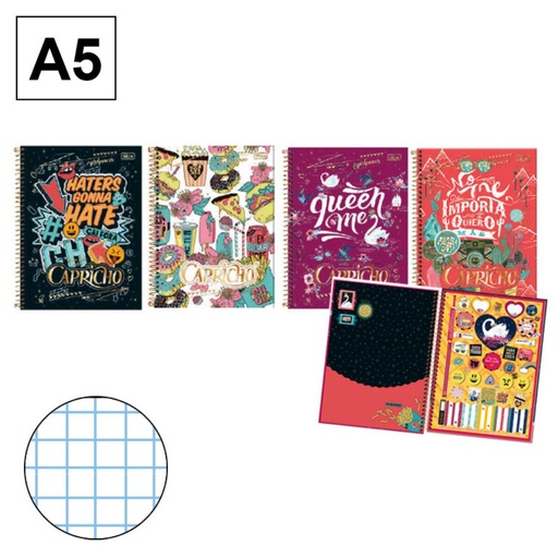 [002464] BLOC A5 80H T.D. 4mm. CAPRICHO