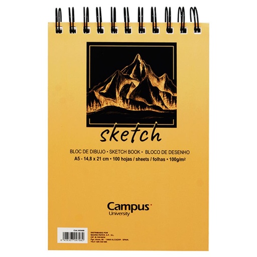 [600488] BLOC A5 ESBOZO CAMPUS 100H