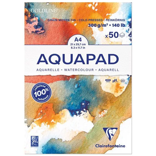 [032664] BLOC AQUA 300G G/M FINO A4 50H 975721C