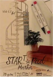 [651066] BLOC BOCETO ROTULADOR A4 MS-20