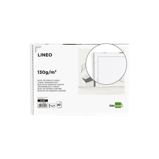 [652427] BLOC DIBUJO ESPIRAL C/RECUADRO LIDER