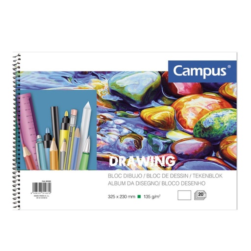 [600282] BLOC DIBUJO ESPIRAL LISO MAKRO