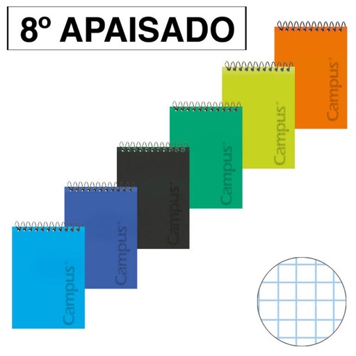[003233] BLOC ESPIRAL 8º APAISADO T.PP.