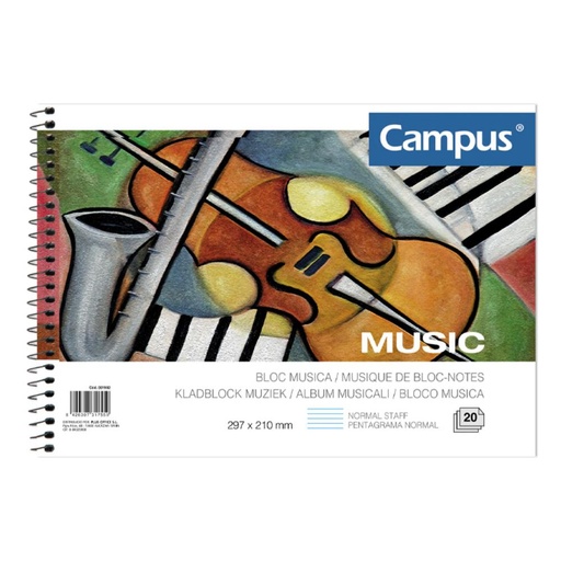 [001902] BLOC MUSICA A4 20H.