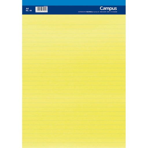 [002181] BLOC NOTAS PERFORADO A4 50H HN AMARILLO