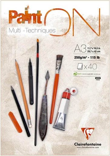 [032624] BLOC PAINT'ON A3 40H ENCL 250G 96536C