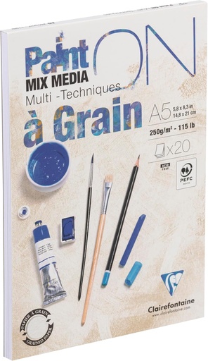 [032652] BLOC PAINT'ON ENCL A5 20H 250G