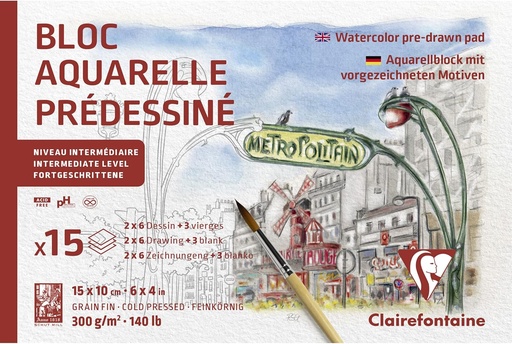 [032668] BLOC PRED.PARIS.15H 300G 10X15